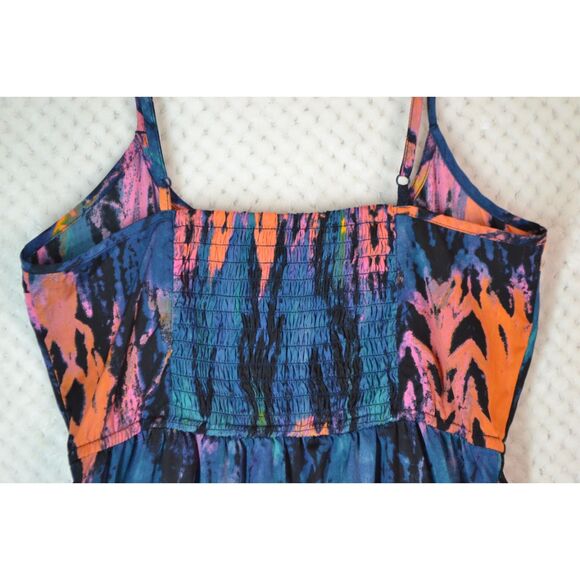 Hurley Hazel Women's Medium Blue Spaghetti Strap Skater Dress - Picture 13 of 13